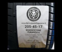 2 GOMME 205 45 17 BRIDGESTONE A72175