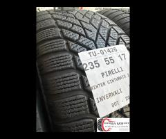 4 PNEUMATICI 235/55 R17 PIRELLI INVERNALI 90% - 8