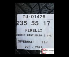 4 PNEUMATICI 235/55 R17 PIRELLI INVERNALI 90% - 10