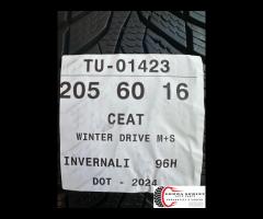 4 PNEUMATICI 205/60 R16 CEAT INVERNALI - 10