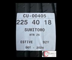 2 PNEUMATICI 225/40 R18 SUMITOMO ESTIVE 70% - 5