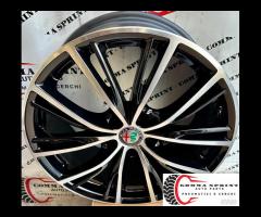 4 CERCHI IN LEGA ORIG RAGGIO 18 ALFA ROMEO STELVIO