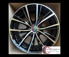 4 CERCHI IN LEGA ORIG RAGGIO 18 ALFA ROMEO STELVIO - 7