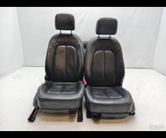 SET SEDILI IN PELLE NERO AUDI A6 BERLINA  4G C7 20