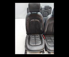 SET SEDILI IN PELLE NERO AUDI A6 BERLINA  4G C7 20