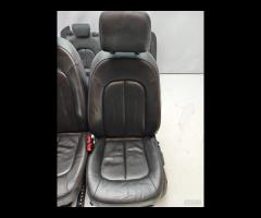 SET SEDILI IN PELLE NERO AUDI A6 BERLINA  4G C7 20