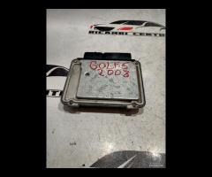 CENTRALINA ECU MOTORE 1.9D VW GOLF V 03G906056K 03 - 1