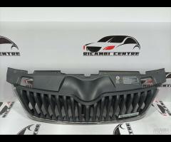 GRIGLIA PARAURTI FRONTALE SKODA FABIA 2 5J0853668C - 8