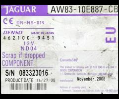 LETTORE CD DVD JAGUAR XF I 2008 AW8310E887CB 46210