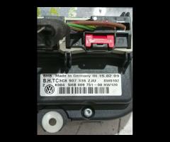 CONSOLE COMANDI CLIMA VOLKSWAGEN GOLF VI (5K1) 5HB - 9