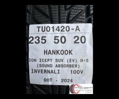 4 PNEUMATICI 235/50 255/45 R20 HANKOOK INVERNALI - 13