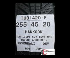 4 PNEUMATICI 235/50 255/45 R20 HANKOOK INVERNALI - 14