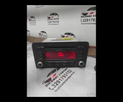 AUTORADIO LETTORE CD MP3 AUDI A3 SPORTBACK 8P00351 - 2
