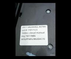 PANNELLO COMANDI AUTORADIO E CLIMA OPEL ASTRA 2011 - 16