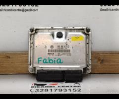 CENTRALINA MOTORE ECU 2010 SKODA FABIA I IIBNV 045 - 3