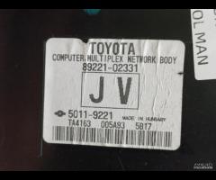 CENTRALINA COMFORT 2015 TOYOTA AURIS (_E18_) 89221 - 5