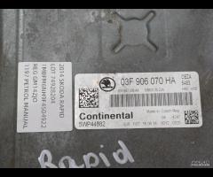 CENTRALINA MOTORE ECU 2014 SKODA RAPID  CBZA 03F90 - 5