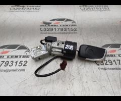 BLOCCHETTO ACCENSIONE CON CHIAVE 2014 PEUGEOT 208 - 3