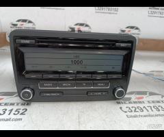 AUTORADIO LETTORE CD 2010 VOLKSWAGEN GOLF VI 1K003 - 4