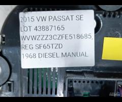 PANNELLO COMANDI CLIMA VOLKSWAGEN PASSAT 2015 5G09 - 16