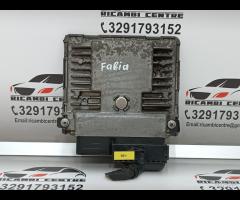 CENTRALINA MOTORE ECU SKODA FABIA II 2012 63KW/86C