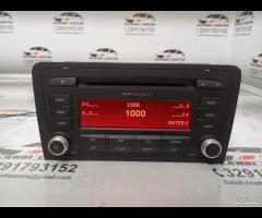 AUTORADIO MULTIMEDIA LETTORE CD AUDI A3 2009 8P003 - 1
