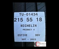 4 PNEUMATICI 215/55 R18 MICHELIN ESTIVE - 10