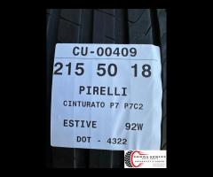 2 PNEUMATICI 215/50 R18 PIRELLI ESTIVE 75% - 5