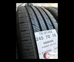 4 PNEUMATICI 245/70 R16 HANKOOK 4 STAGIONI 90% - 8