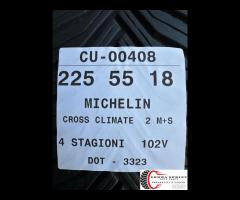 2 PNEUMATICI 225/55 R18 MICHELIN 4 STAGIONI 70% - 5