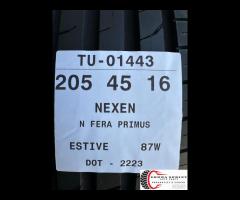 4 PNEUMATICI 205/45 R16 NEXEN ESTIVE 90% - 10