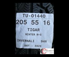 4 PNEUMATICI 205/55 R16 TIGAR INVERNALI SEMINUOVE - 10