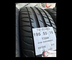 4 PNEUMATICI 195/55 R16 TIGAR ESTIVE - 9