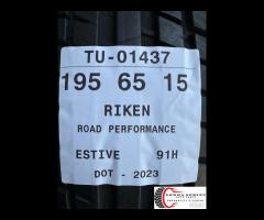 4 PNEUMATICI 195/65 R15 RIKEN ESTIVE 75% - 10