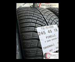 4 PNEUMATICI 245/45 R18 PIRELLI INVERNALI 75% - 8
