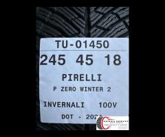 4 PNEUMATICI 245/45 R18 PIRELLI INVERNALI 75% - 10