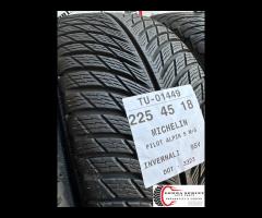 4 PNEUMATICI 225/45 R18 MICHELIN INVERNALI - 9