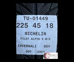 4 PNEUMATICI 225/45 R18 MICHELIN INVERNALI - 11