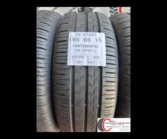 4 PNEUMATICI 195/65 R15 CONTINENTAL ESTIVE 80%