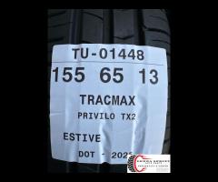4 PNEUMATICI 155/65 R13 TRACMAX ESTIVE 80% - 8