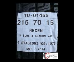 4 PNEUMATICI 215/70 R15C NEXEN 4 STAGIONI 90% - 11
