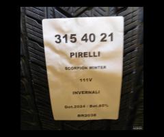 2 GOMME 315 40 21 PIRELLI BR2038