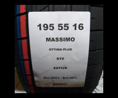2 GOMME 195 55 16 MASSIMO BR2057