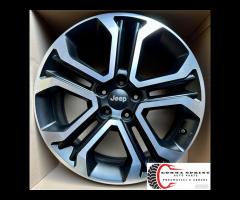 4 CERCHI IN LEGA ORIGINALI RAGGIO 18 JEEP COMPASS - 6
