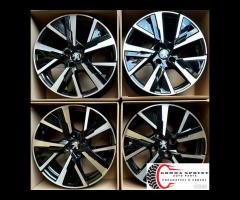 4 CERCHI IN LEGA ORIGINALI RAGGIO 17 PEUGEOT 208