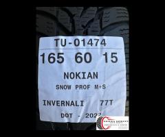 4 PNEUMATICI 165/60 R15 NOKIAN INVERNALI 75% - 9