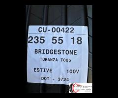 2 PNEUMATICI 235/55 R18 BRIDGESTONE ESTIVE