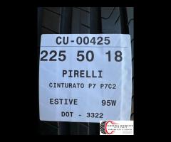 2 PNEUMATICI 225/50 R18 PIRELLI ESTIVE 80%