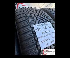 4 PNEUMATICI 235/55 R18 PIRELLI INVERNALI 75% - 8
