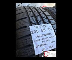 4 PNEUMATICI 235/55 R19 CONTINENTAL INVERNALI 90% - 9